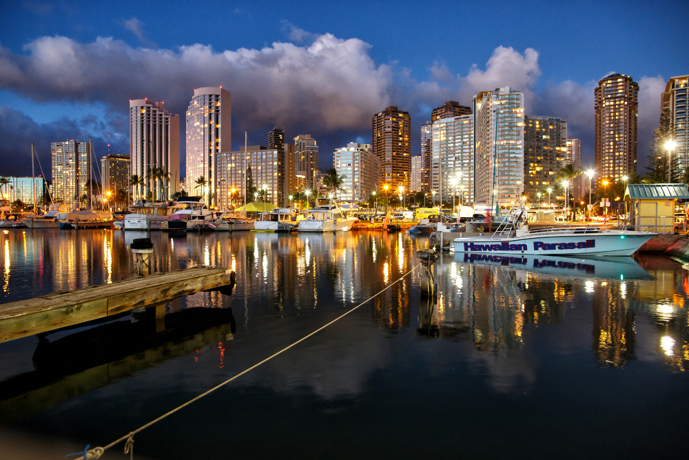 Vancouver waterfront and city skyline