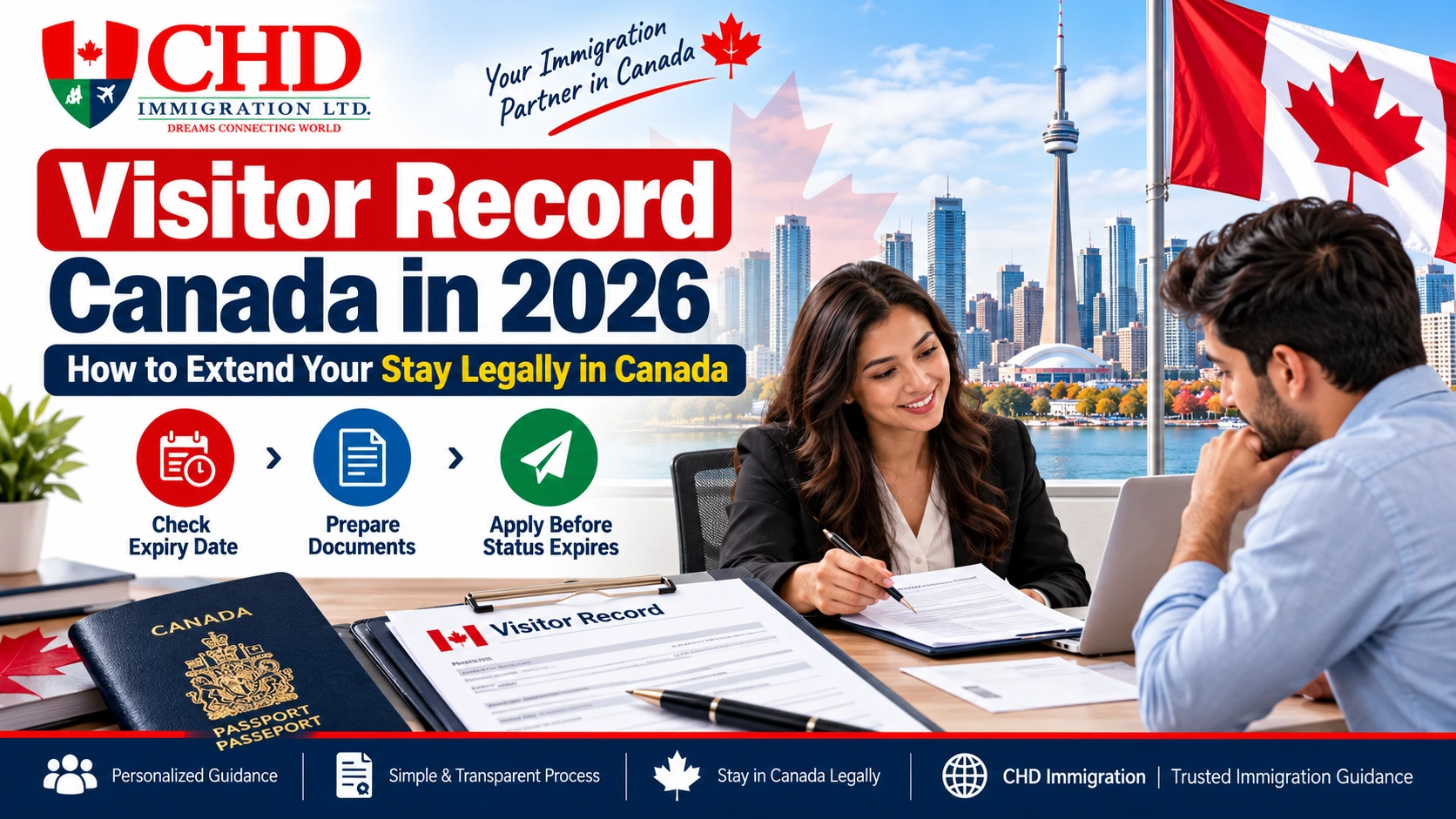 Visitor Record Canada in 2026: How to Extend Your Stay Legally in Canada